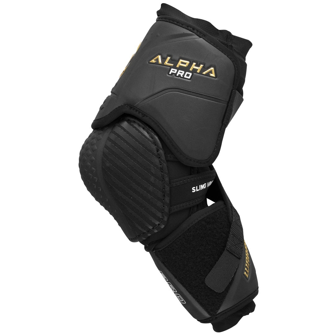 Warrior Junior Alpha Pro Hockey Player Elbow Pad black