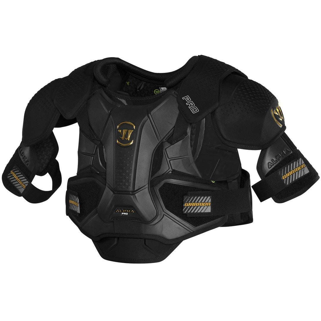 Warrior Junior Alpha Pro Hockey Player Shoulder Pad black