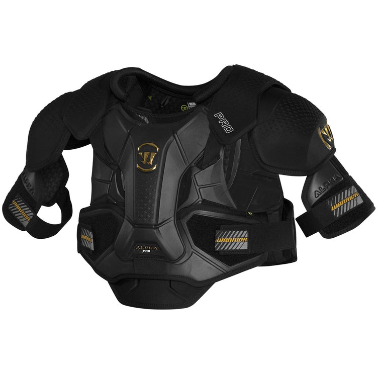 Warrior Junior Alpha Pro Hockey Player Shoulder Pad black