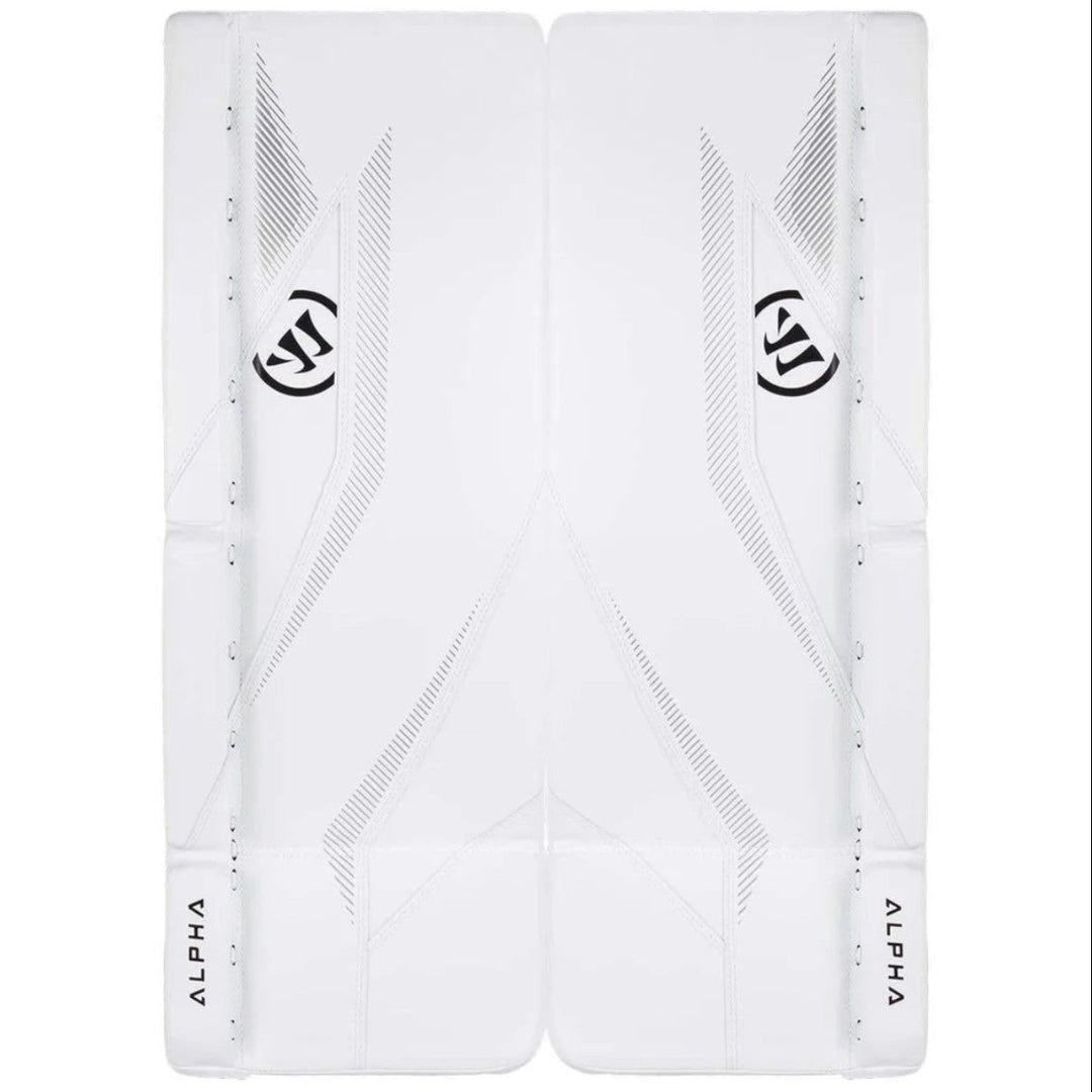 Warrior Junior Alpha S30 Hockey Goalie Pad White