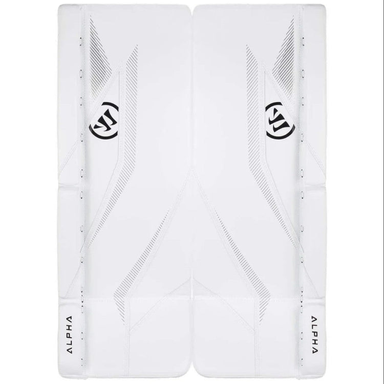 Warrior Junior Alpha S30 Hockey Goalie Pad White