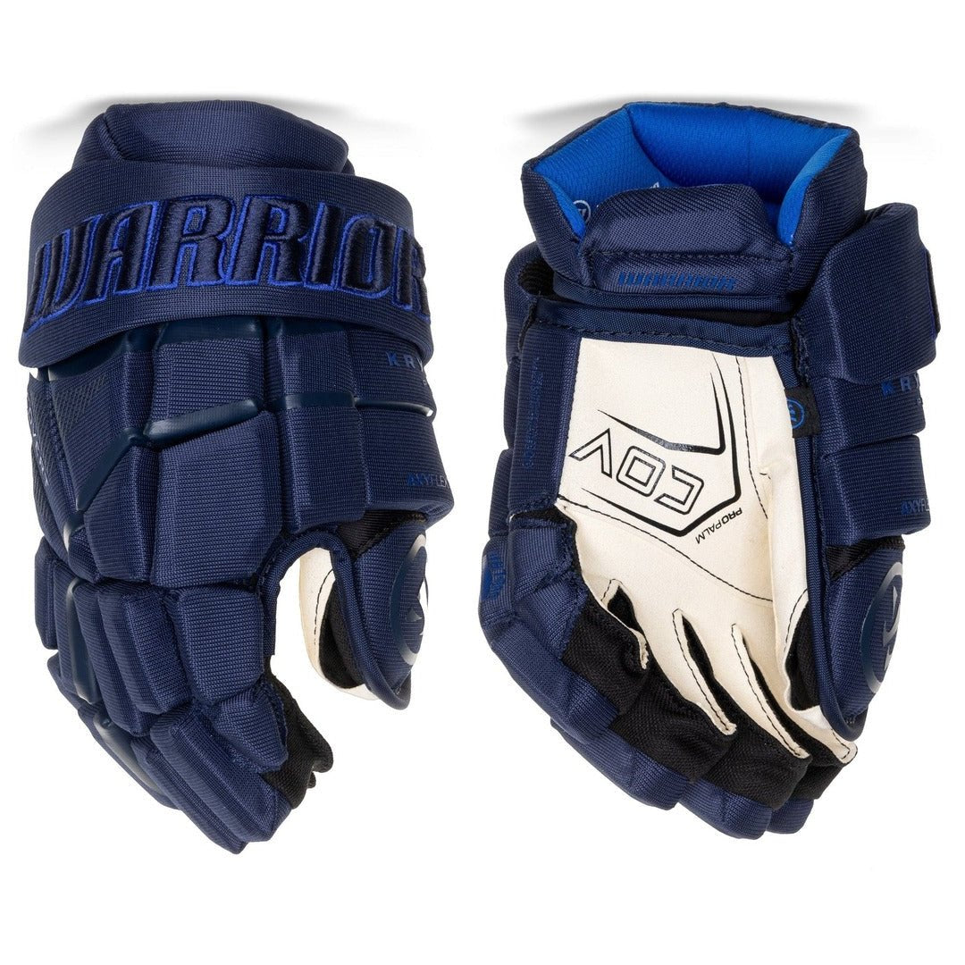 Warrior Junior Covert Krypto Pro Hockey Player Gloves Navy