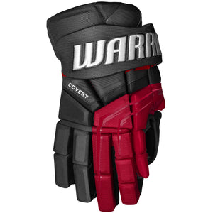 Warrior Junior QR7 Hockey Player Gloves black red