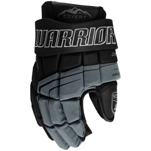 Warrior Junior QR7 T Cabin Fever Hockey Player Gloves black grey