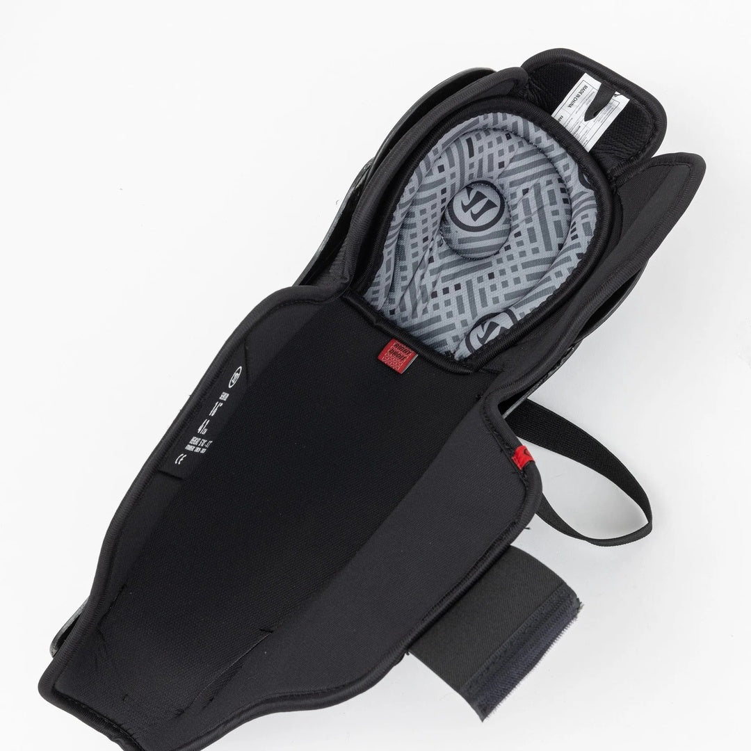 Warrior Junior Rise Hockey Shin Guards black