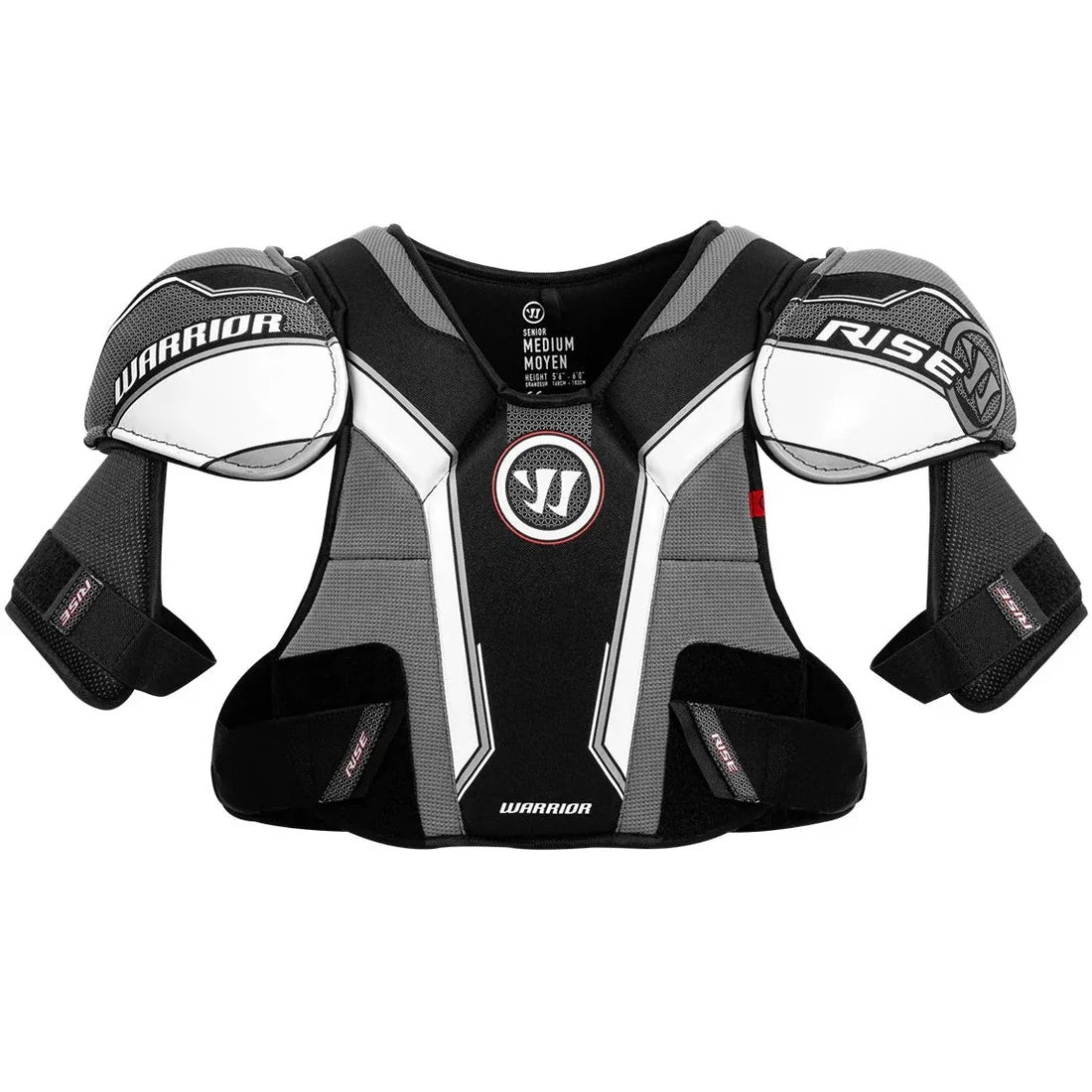 Warrior Junior Rise Hockey Shoulder Pad grey/black