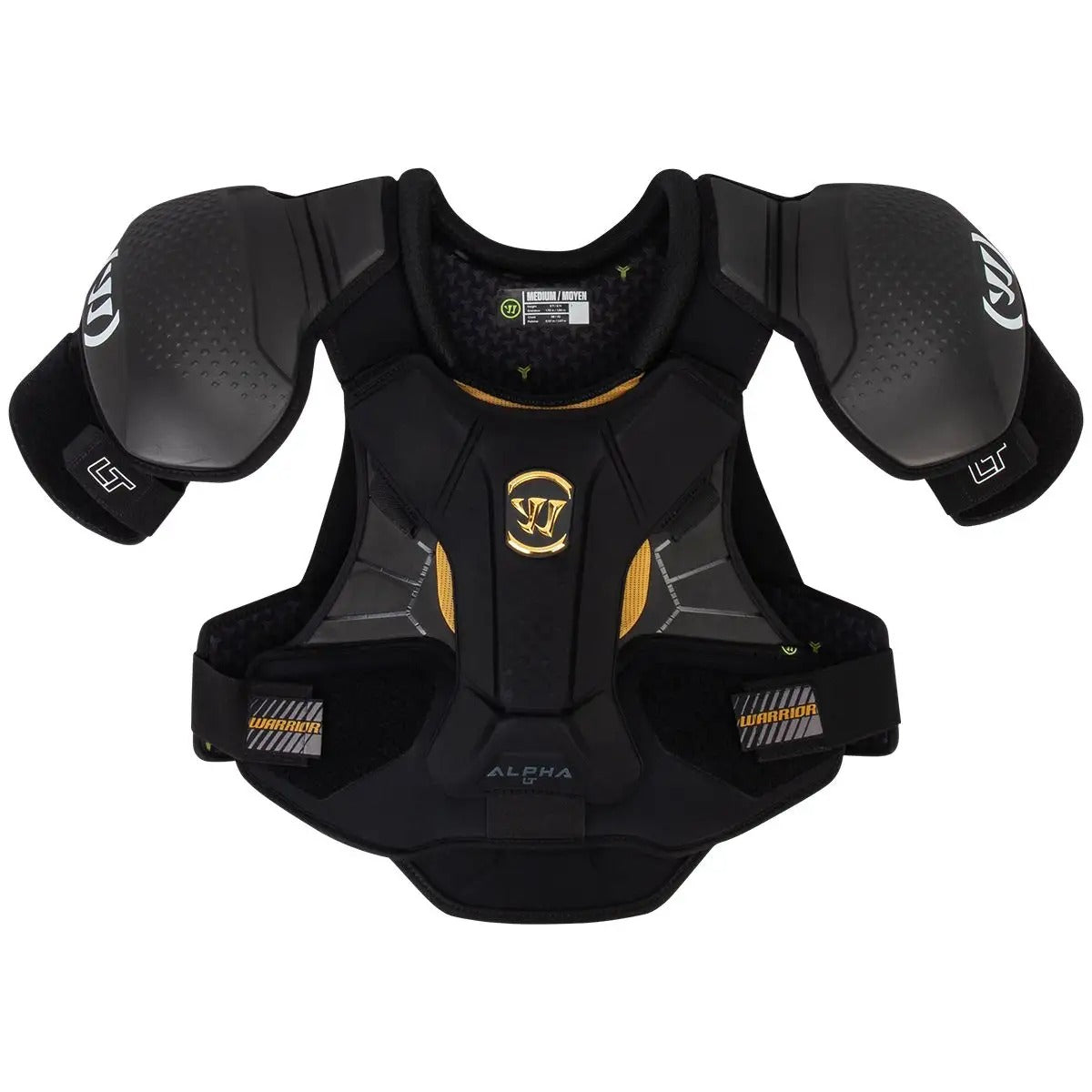 Warrior Senior Alpha LT Hockey Player Shoulder Pad black