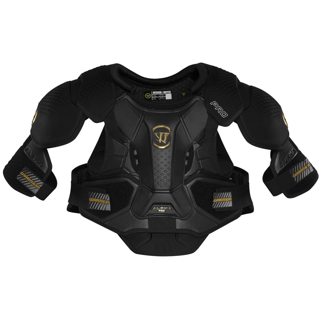 Warrior Senior Alpha Pro Hockey Player Shoulder Pad black