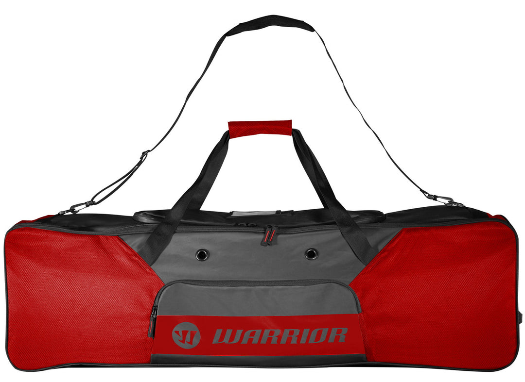 Warrior Senior Black Hole Lacrosse Bag red