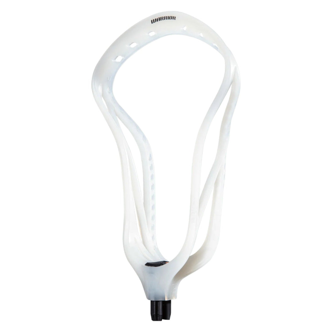 Warrior Senior Burn FO Recovery Unstrung Lacrosse Head clear