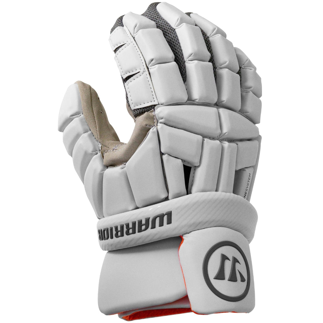 Warrior Senior Burn Lacrosse Gloves White