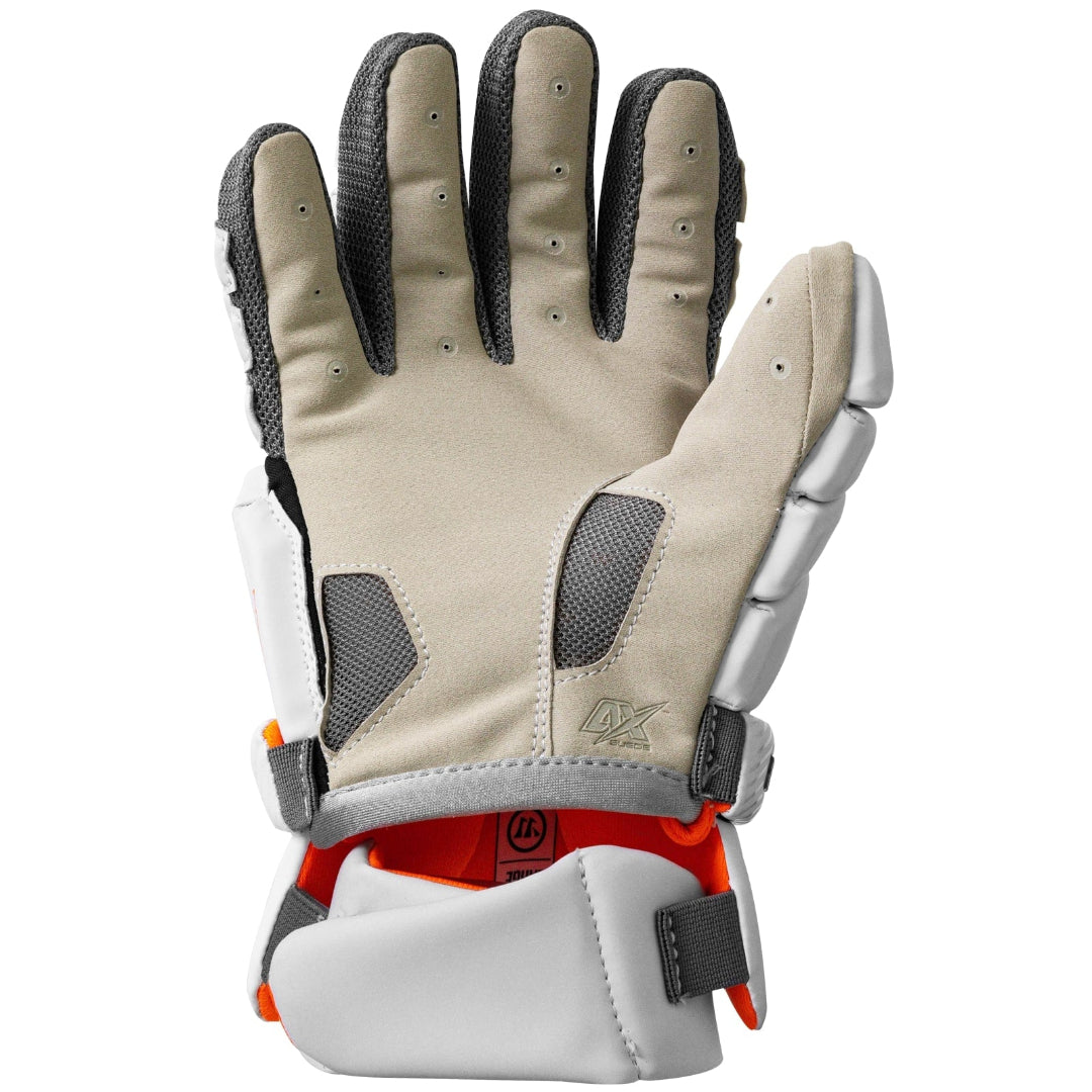 Warrior Senior Burn Lacrosse Gloves White