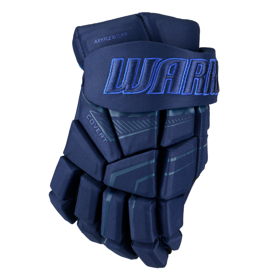 Warrior Senior Covert Krypto Pro Hockey Player Gloves Navy