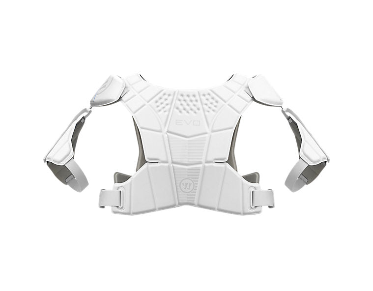 Warrior Senior Evo Lacrosse Shoulder Pad white