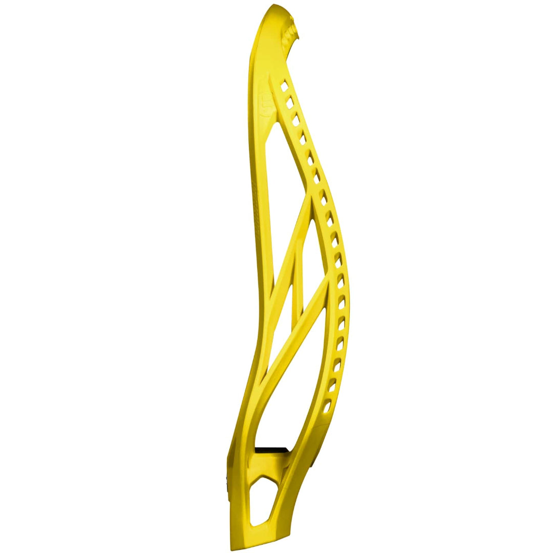 Warrior Senior Evo QX-O Unstrung Lacrosse Head rad yellow