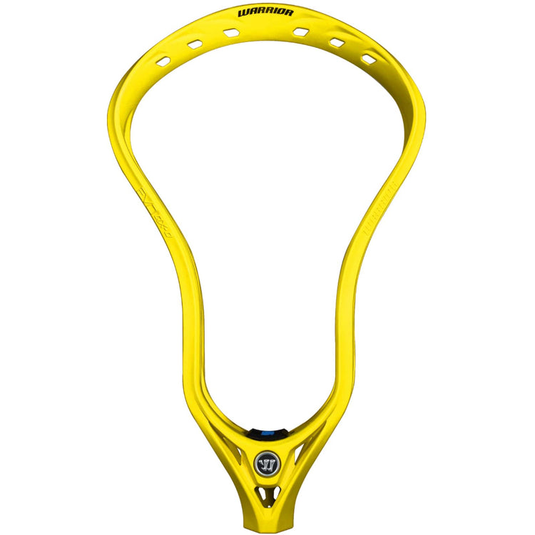 Warrior Senior Evo QX-O Unstrung Lacrosse Head rad yellow