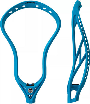 Warrior Senior Evo QX-O Unstrung Lacrosse Head vibrant blue
