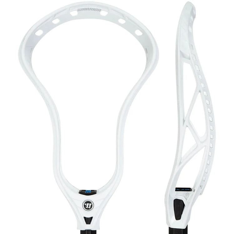 Warrior Senior Evo QX2-O Unstrung Lacrosse Head white