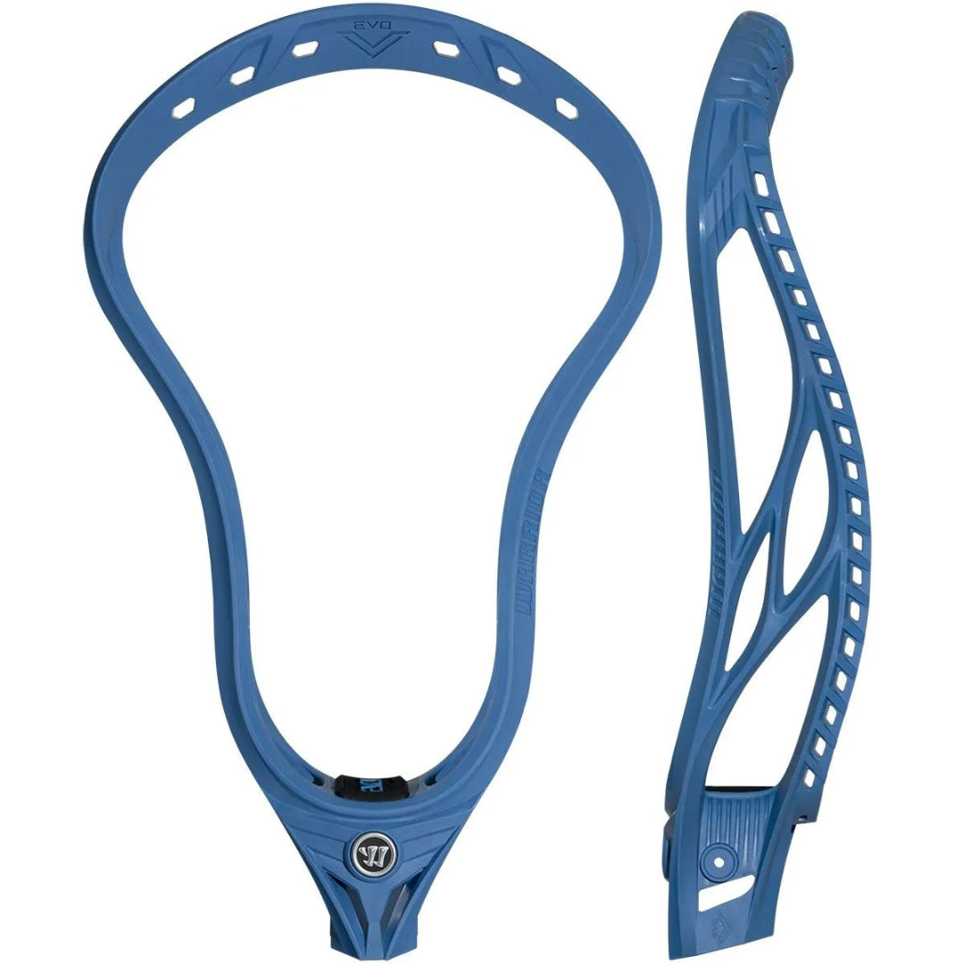Warrior Senior Evo V Unstrung Lacrosse Head blue