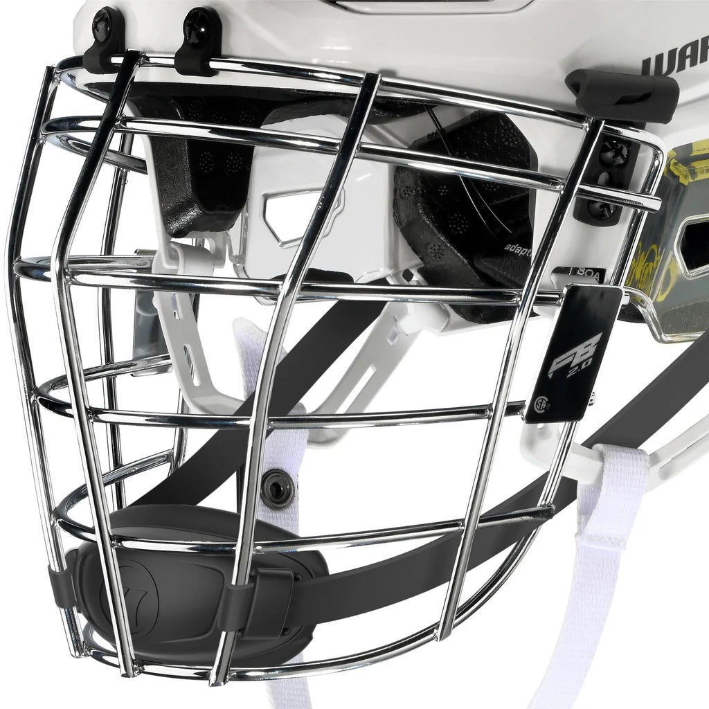 Warrior Senior Fatboy 2.0 Lacrosse Facemask silver