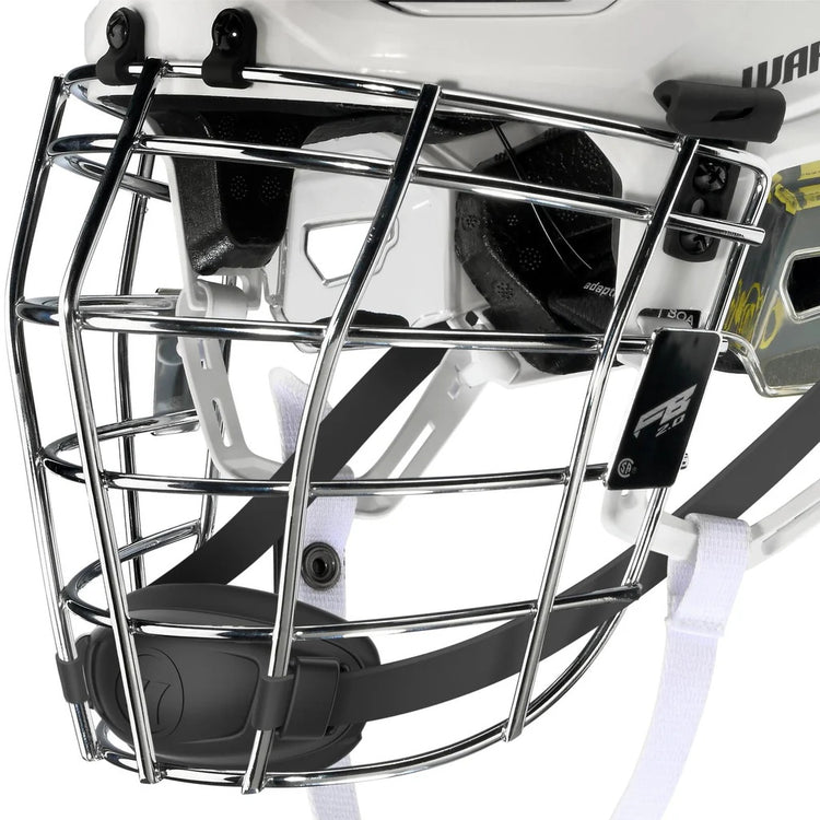 Warrior Senior Fatboy 2.0 Lacrosse Facemask silver