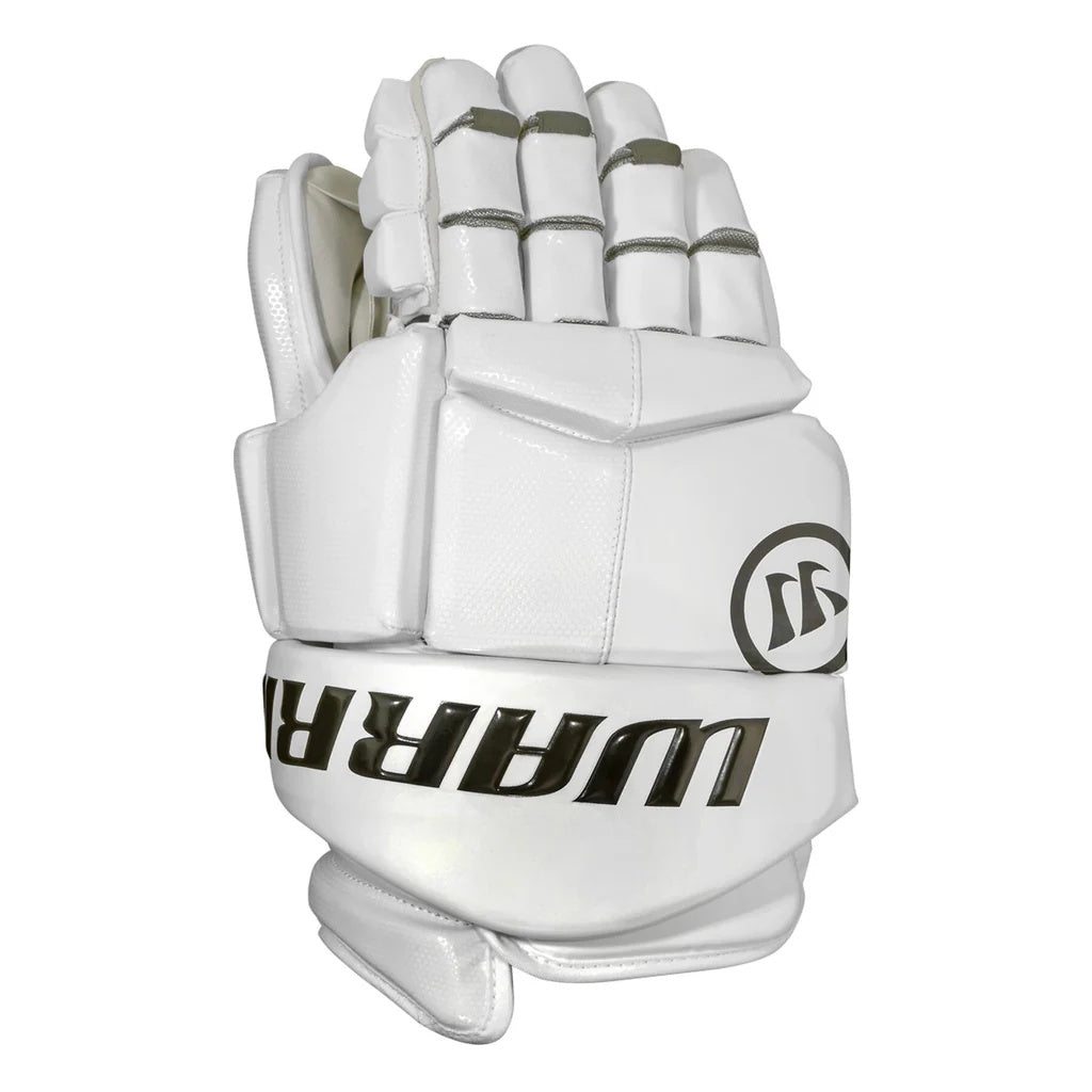 Warrior Senior FATBOY Lacrosse Goalie Gloves white