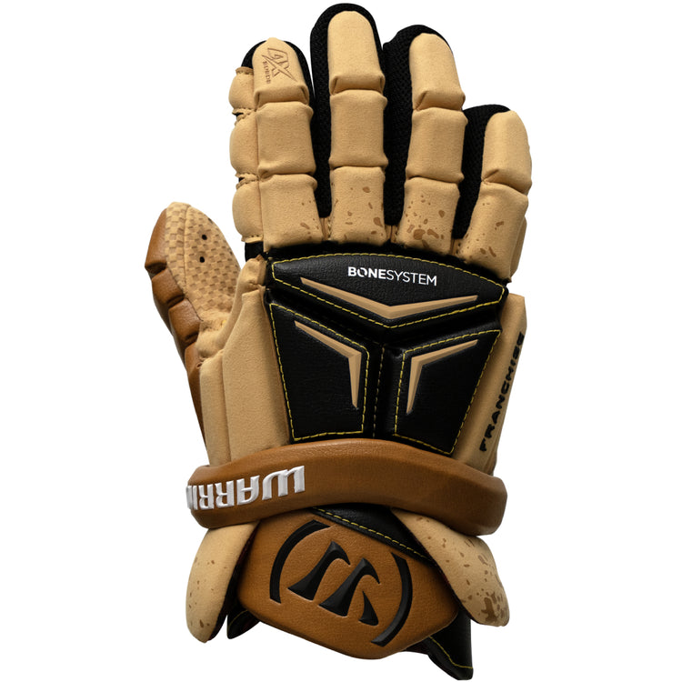 Warrior Senior Franchise Cabin Fever Lacrosse Player Gloves Tan