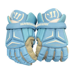 Warrior Senior Franchise Custom Lacrosse Gloves Carolina blue/white