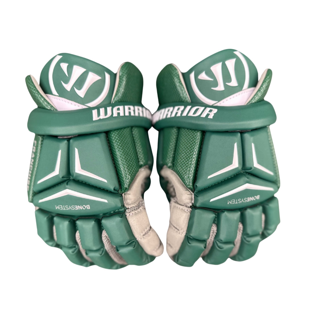 Warrior Senior Franchise Custom Lacrosse Gloves green