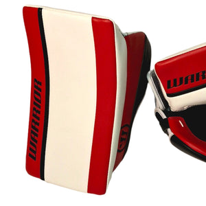 Warrior Senior G7 RTL Classic Hockey Goalie Blocker and trapper white black red