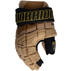 Warrior Senior QR7 CF Hockey Player Gloves brown black