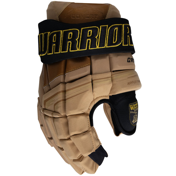 Warrior Senior QR7 CF Hockey Player Gloves brown black