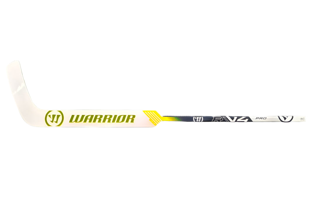Warrior Senior V4 Pro White/Navy/Gold Hockey Goalie Stick