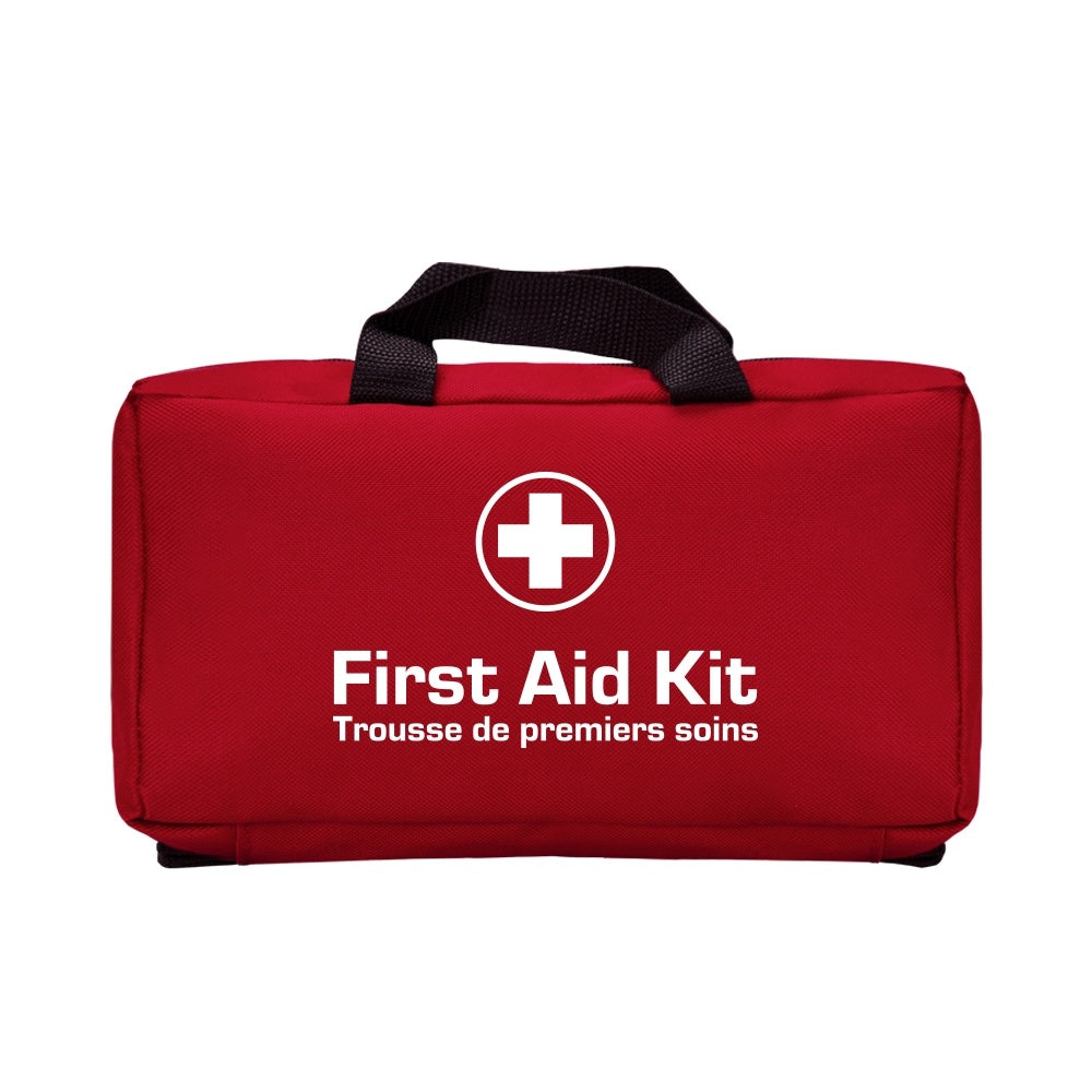 WASIP&nbsp;Large Soft Pack w/ 2 Mesh Pockets First Aid Kit red