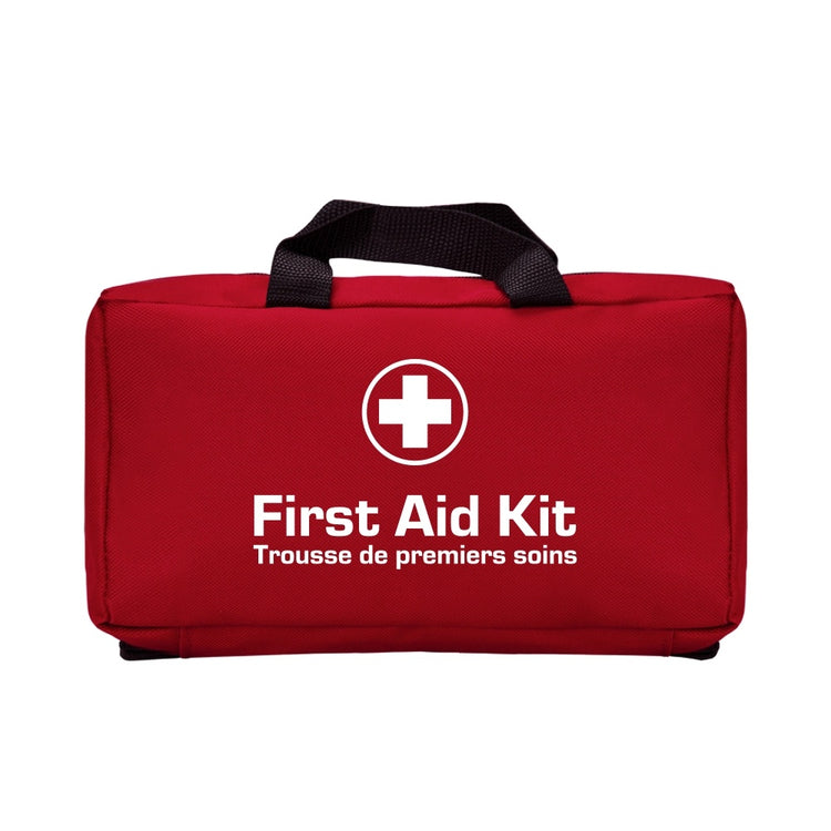 WASIP&nbsp;Large Soft Pack w/ 2 Mesh Pockets First Aid Kit red
