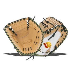 Wilson 34" A2000 Fall FPCM23 Sashel Palacios Game Model Catcher's Mitt camel/white/green