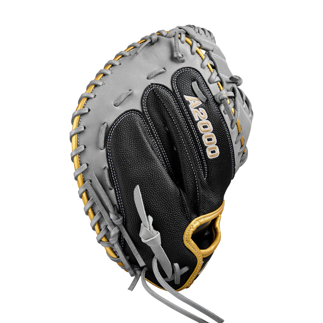 Wilson 34" A2000 Spring FPCM23 Fastpitch Catcher's Mitt grey/black/gold