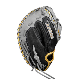 Wilson 34" A2000 Spring FPCM23 Fastpitch Catcher's Mitt grey/black/gold