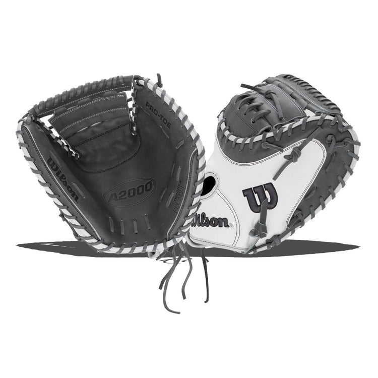 Wilson 34" A2000FP Classic CM23 Catcher's Mitt grey/white