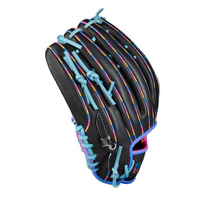 Wilson A2000 1750 LTM WBW104831 Baseball Glove black/ blue/ pink