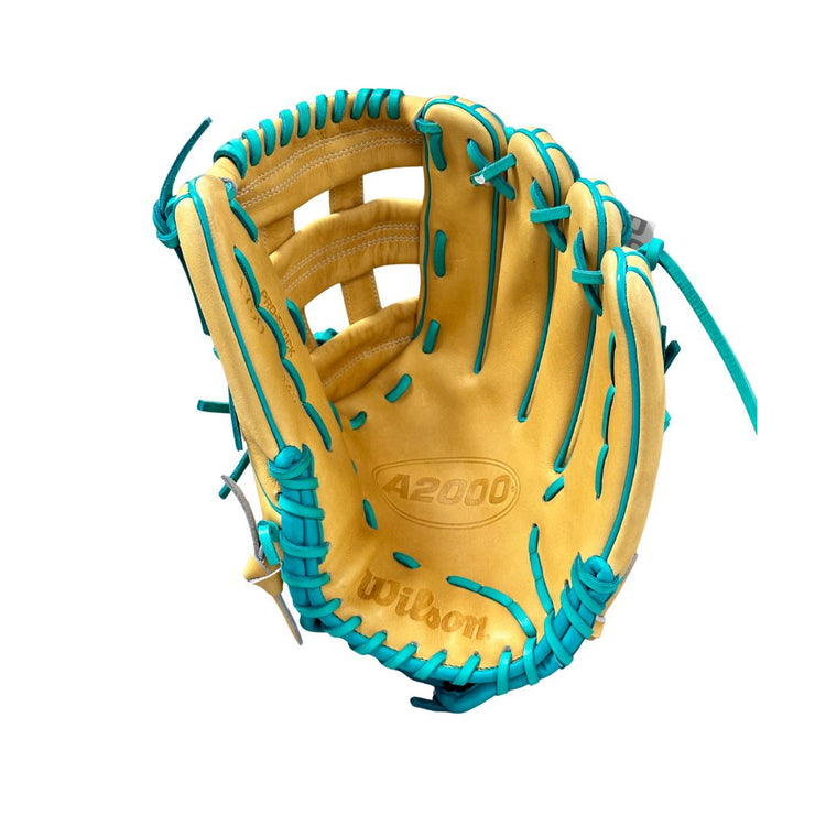 Wilson A2000 1750 May 2026 Custom Tan/Green Baseball Glove