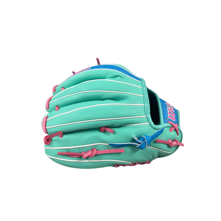 Wilson A2K 1875 Summer WBW1046121 Baseball Glove seafoam green/blue