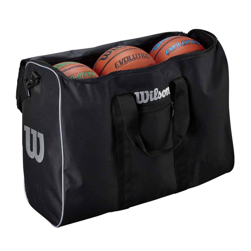 Wilson nba 6 Ball Travel Bag black basketball