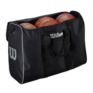 Wilson nba 6 Ball Travel Bag black basketball