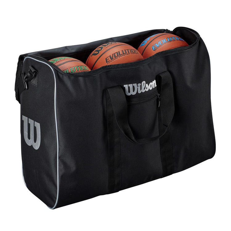 Wilson nba 6 Ball Travel Bag black basketball