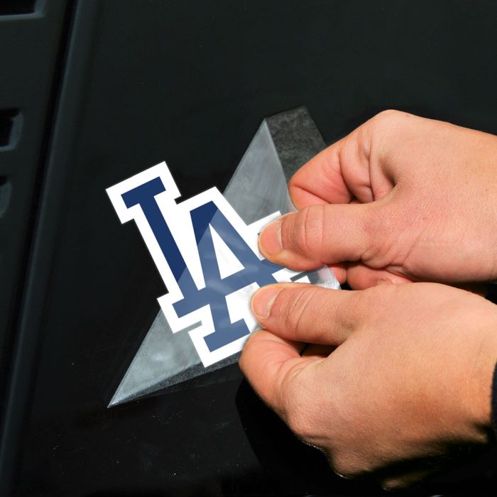 Wincraft MLB Los Angeles Dodgers 4"x4" Perfect Cut Decal blue