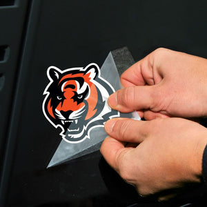 Wincraft NFL Cincinnati Bengals 4"x4" Perfect Cut Decal orange
