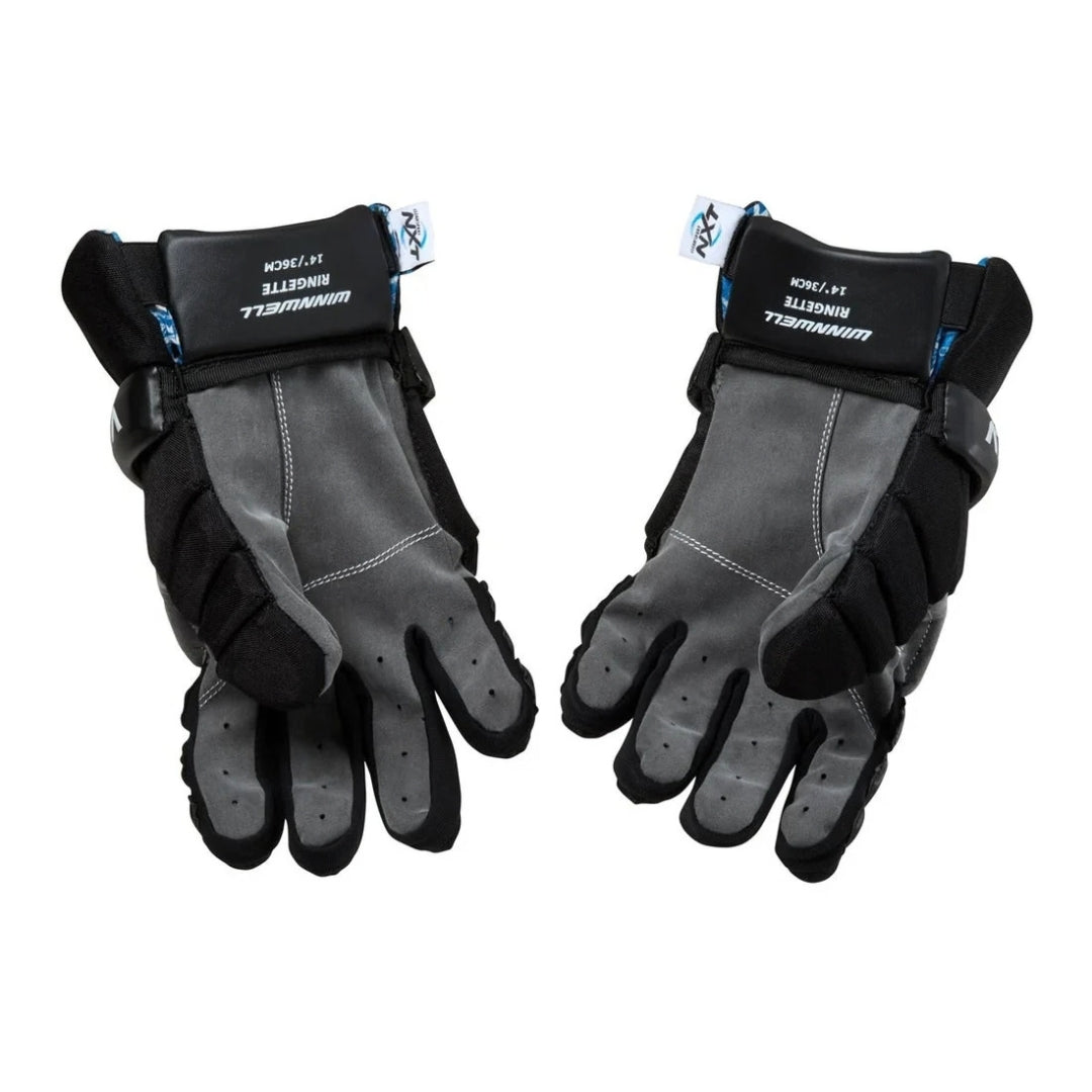 Winnwell Junior Athena Pro Knit Ringette Gloves black