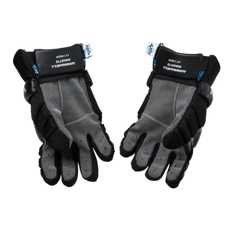 Winnwell Junior Athena Pro Knit Ringette Gloves black
