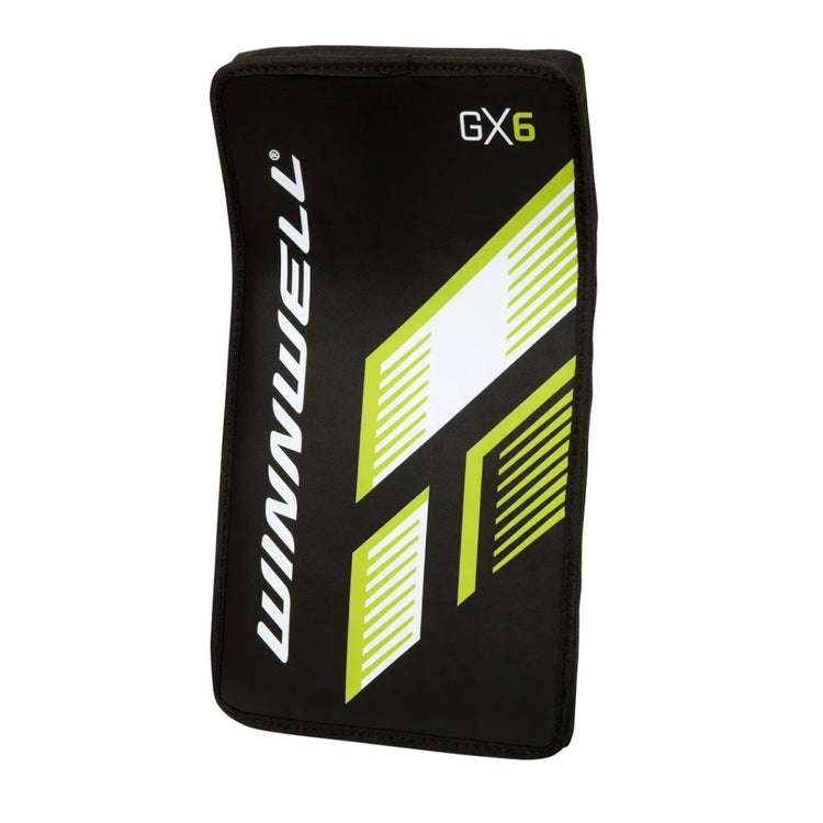 Winnwell Senior GX6 Street Hockey Goalie Blocker black/white/green
